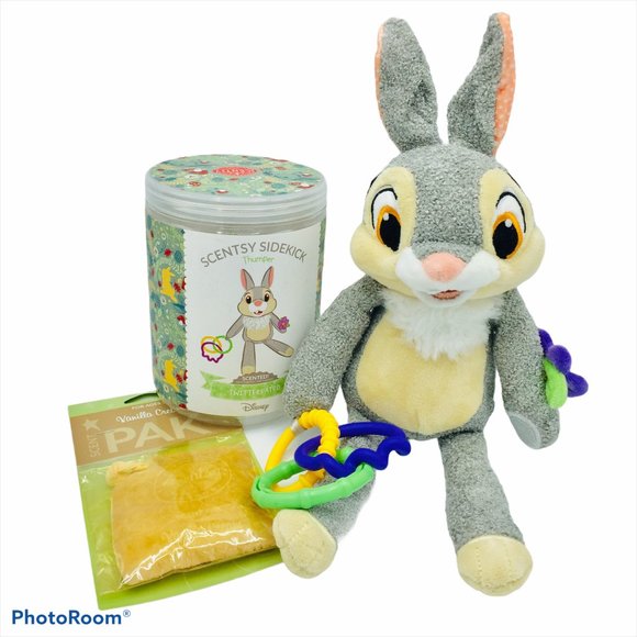 Scentsy Sidekick Disney Thumper Twitterpated Pak Plus Vanilla Cream Scent Pak - Picture 1 of 9